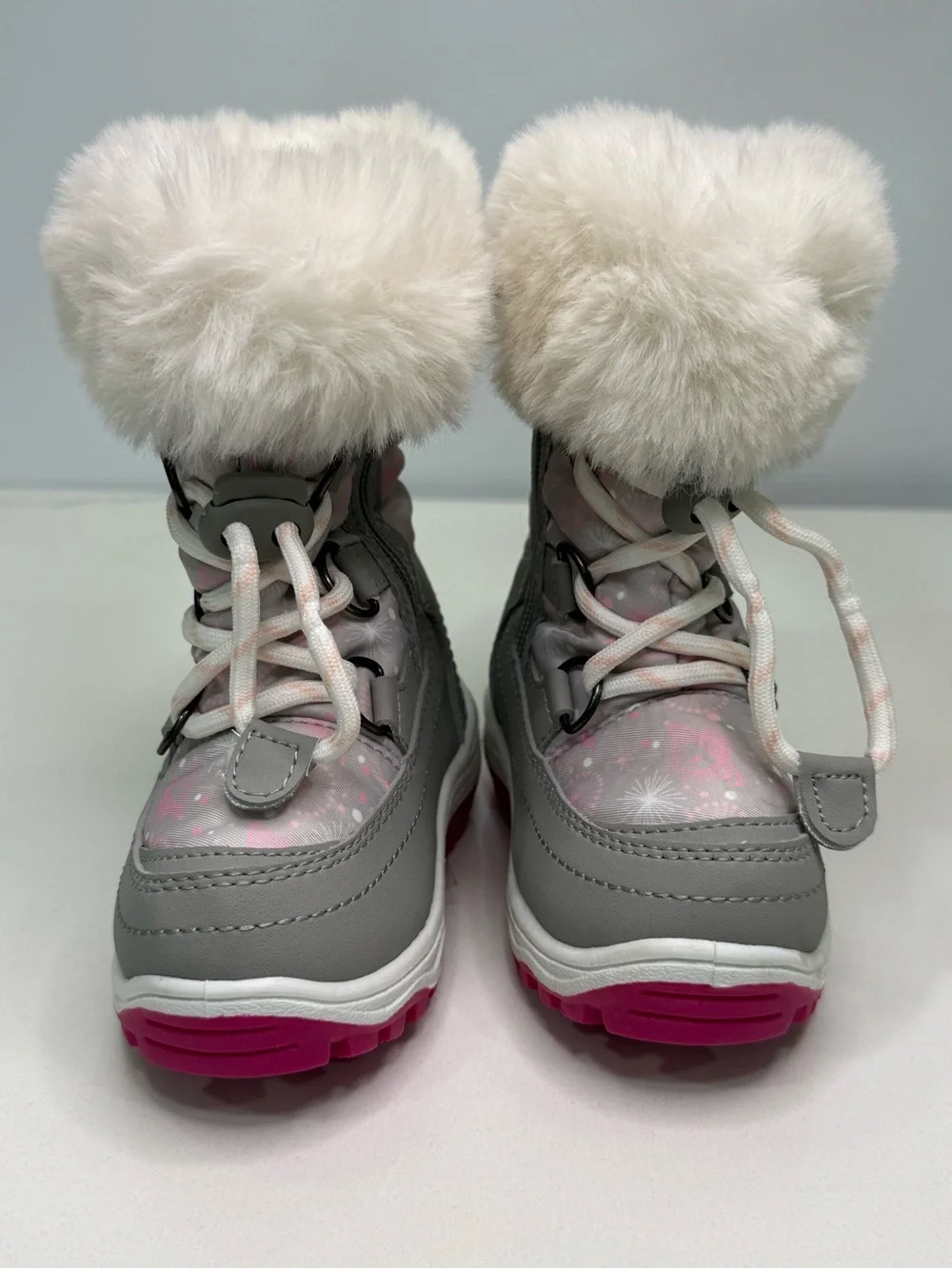 DREAM PAIRS Girls Winter Snow Boots Faux Fur Lined Size 4 Toddler